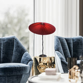 Retro Pleated Umbrella American Master Bedroom Bedside Lamp